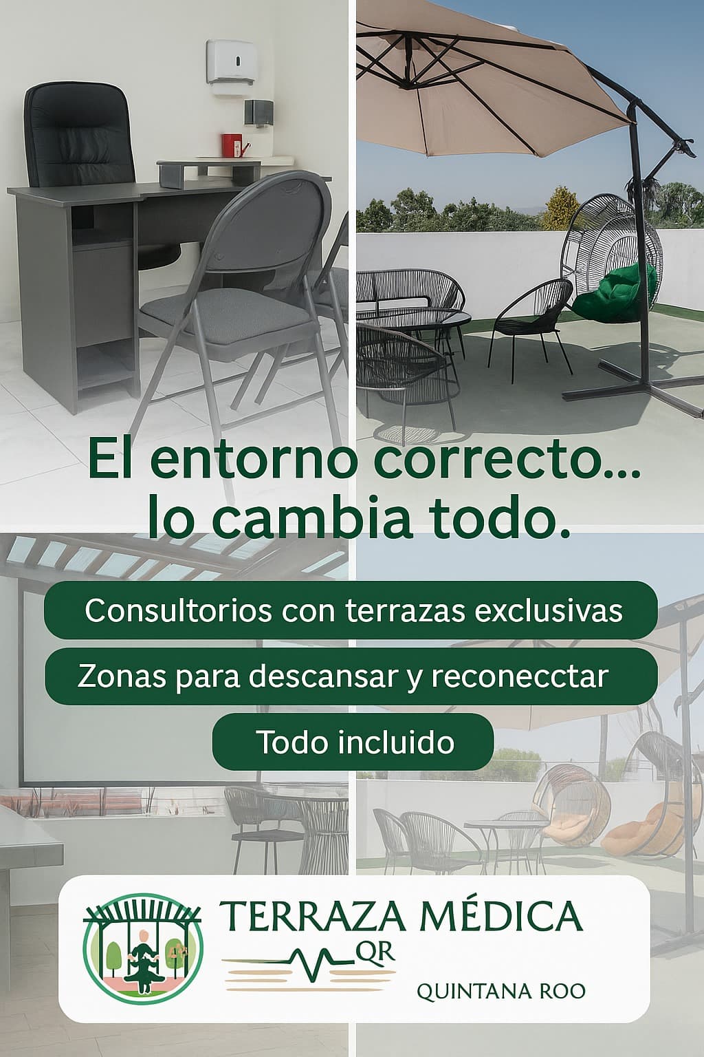 Consultorio equipado en Terraza Médica
